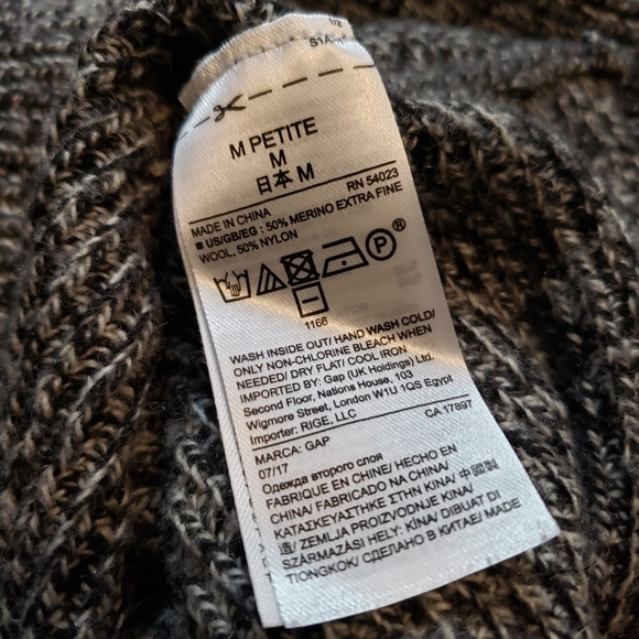 GAP | CHUNKY KNIT MARLED SWEATER DOLMAN SLEEVE - Picture 10 of 10